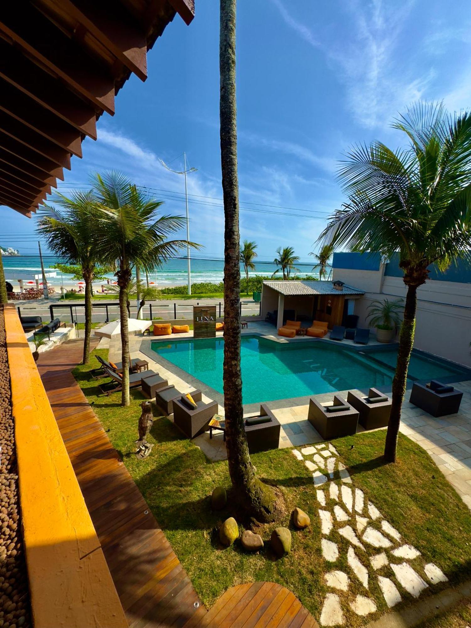 Luna Hotel Boutique - Frente A Praia グァルジャー エクステリア 写真